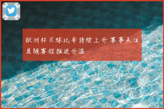欧洲杯买球比率持续上升 赛事关注度随赛程推进升温